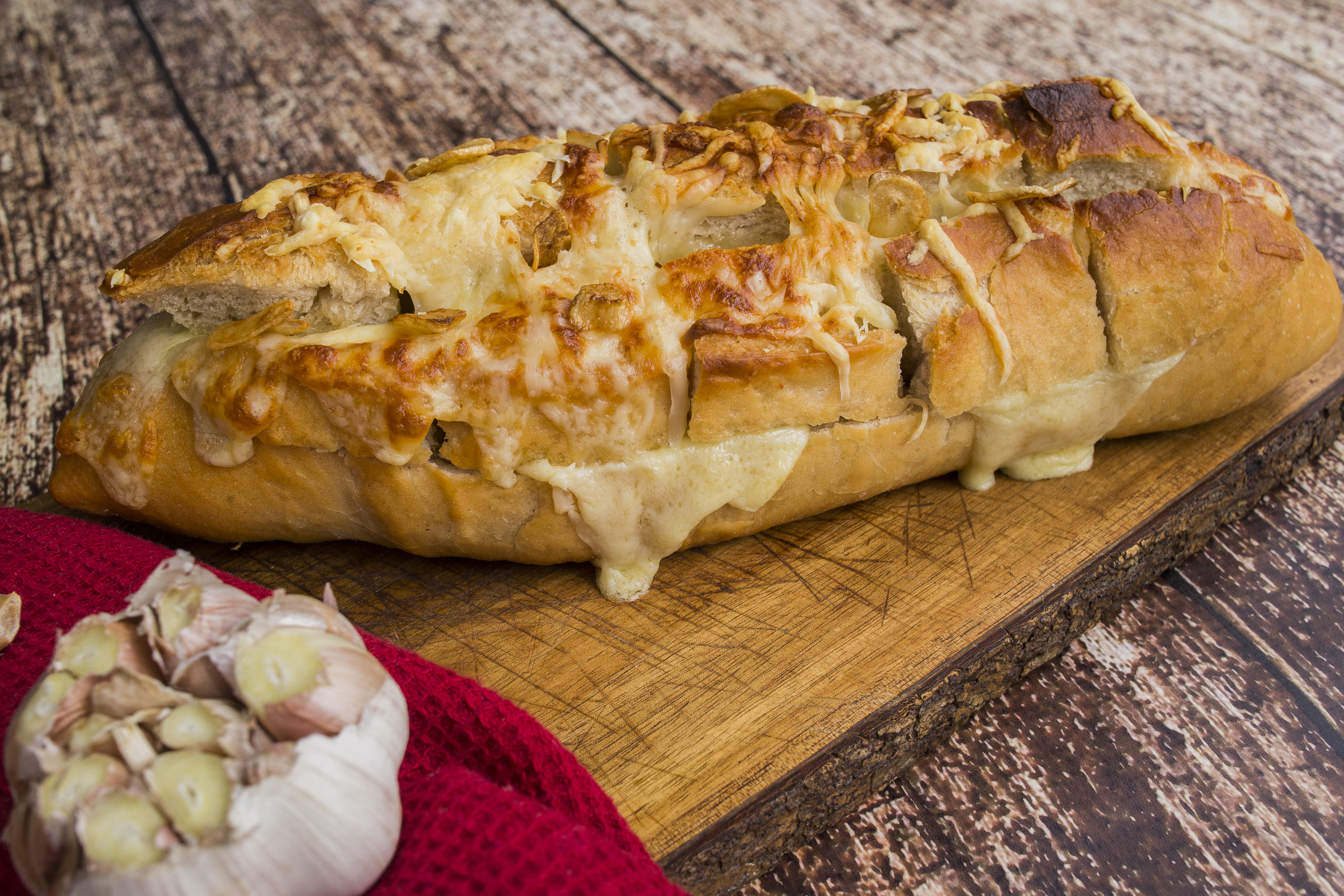 Pão Italiano de Alho com Queijo